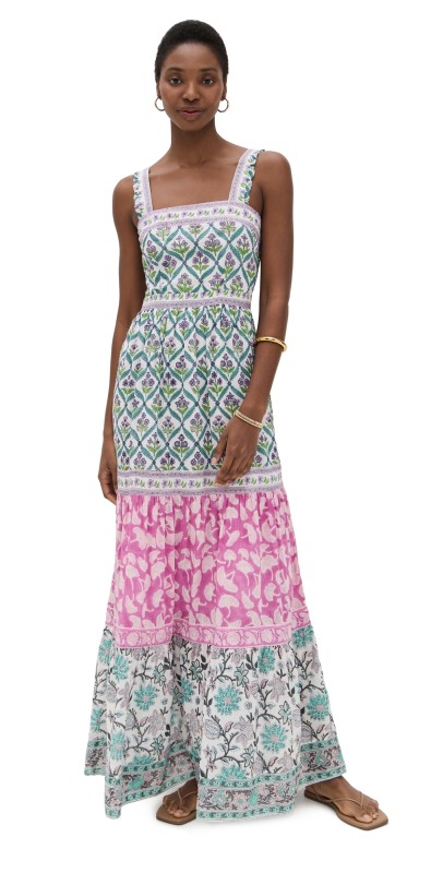 Bell Ophelia Maxi Dress Mixed Prints