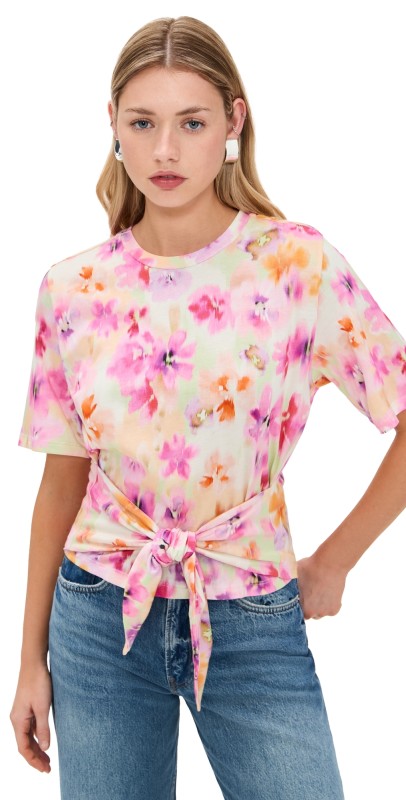 Le Superbe Fridas Ties Up Tee Frida Flowers
