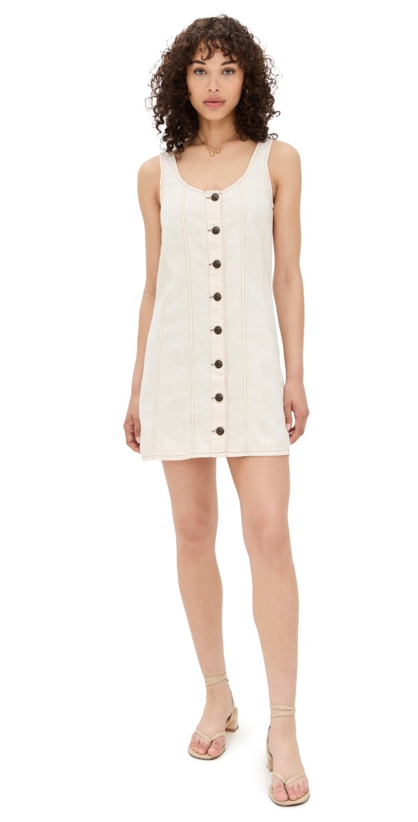 rag & bone Featherweight Laney Dress Ecru