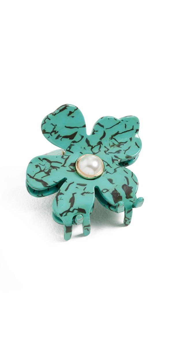 Lele Sadoughi Lily Claw Clip Turquois