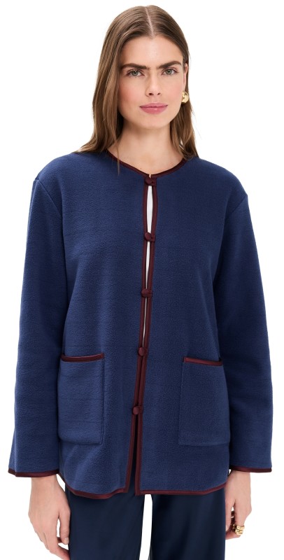 DONNI. The Polar Fleece Jacket Navy