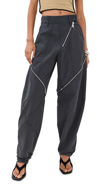 The Attico Trousers Dark Grey