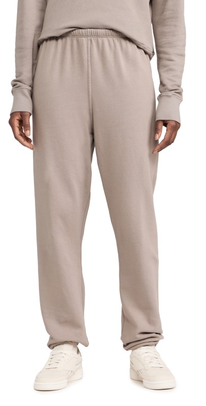 perfectwhitetee French Terry Easy Sweatpants Mushroom