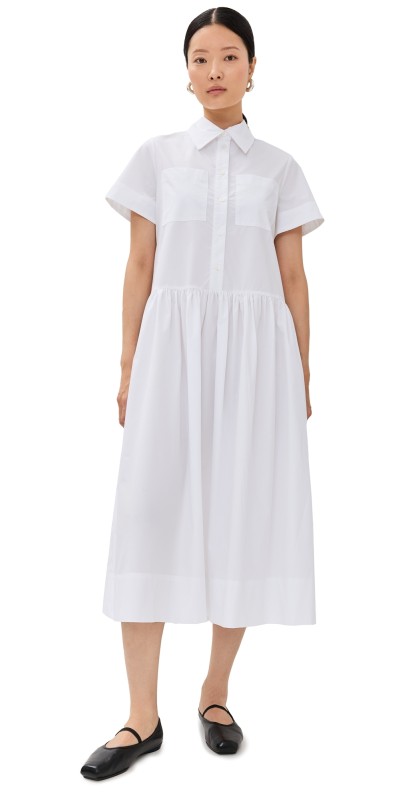 ALOHAS Bay Midi Dress White