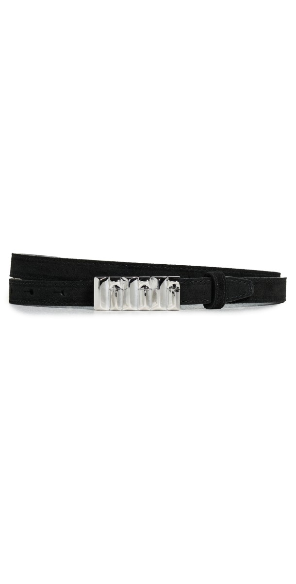 FRAME The Petit Sculptural Belt Black