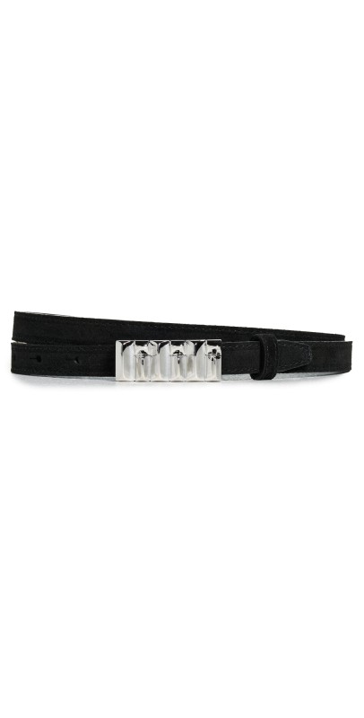 FRAME The Petit Sculptural Belt Black