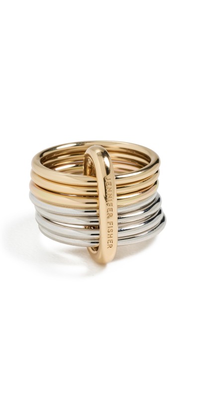 Jennifer Fisher JF Ring Set Two-Tone