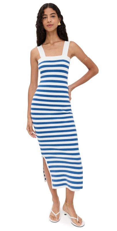 POSSE Ari Dress Blue Stripe