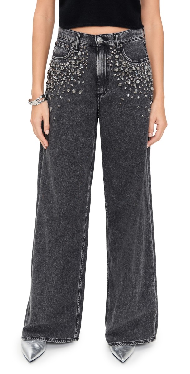 rag & bone Featherweight Sofie High Rise Wide Leg Jeans Anjwl