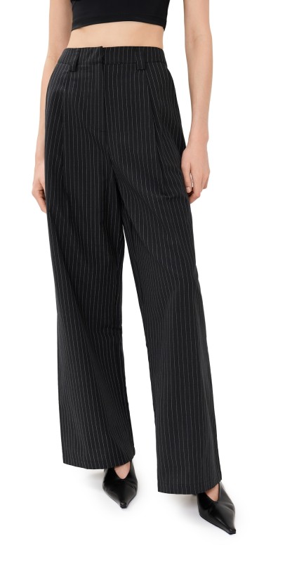 Lioness La Quinta Pants Onyx Pinstripe
