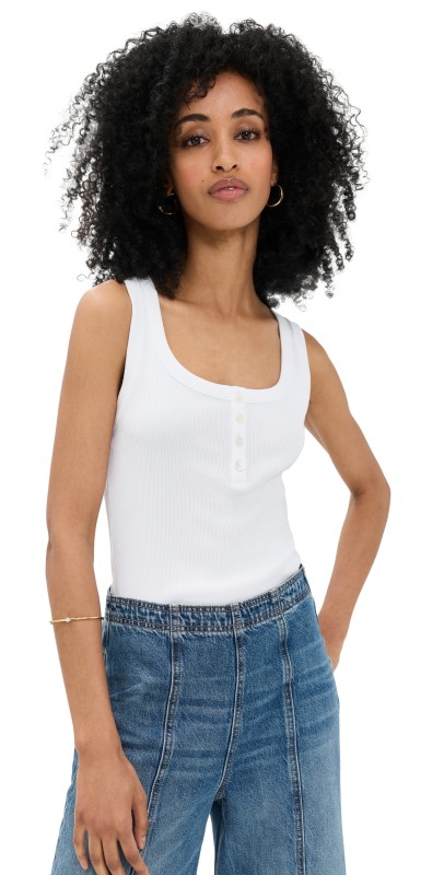 Veronica Beard Jean Abbott Tank White