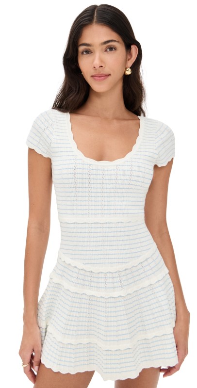 LoveShackFancy Elisavette Dress Sailor Stripes