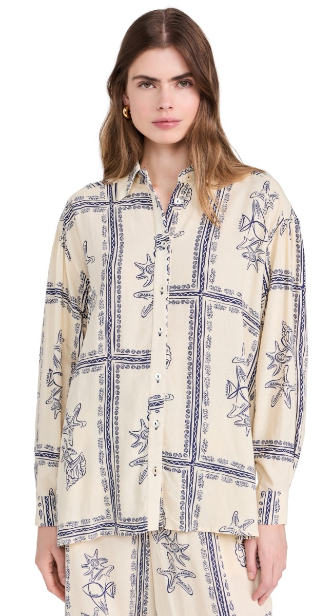 Dress To Shirt In Nautical Print Nautical Print
