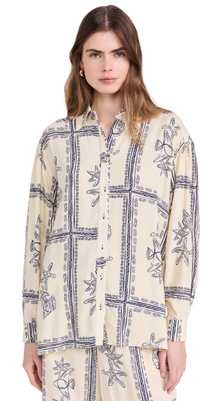 Dress To Shirt In Nautical Print Nautical Print