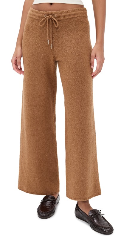 Splendid Splendid x Cellajaneblog Boucle Sweater Pants Caramel