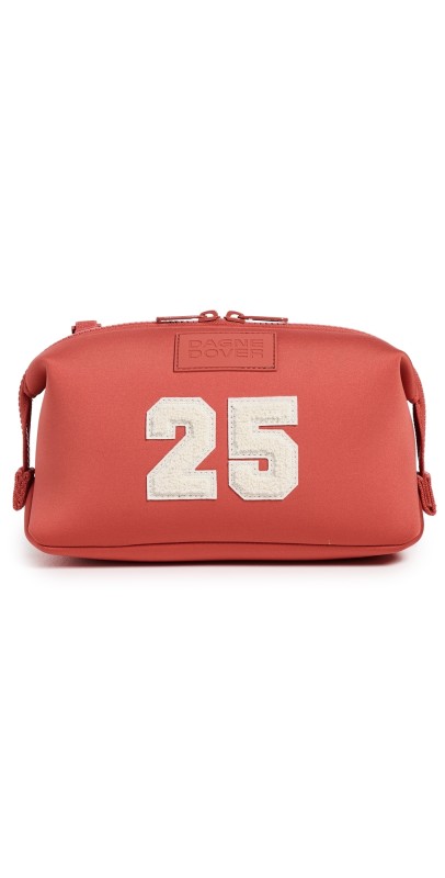 Dagne Dover Large Hunter Toiletry Bag Rhubarb