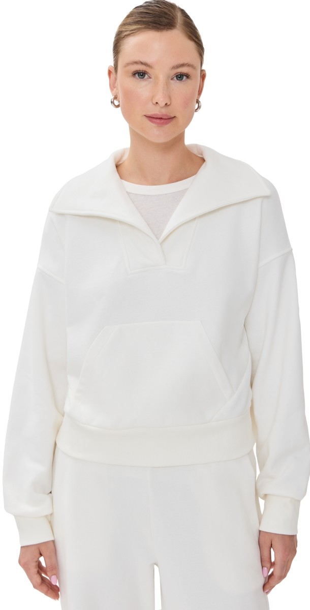 Beyond Yoga Street Smart Pullover Fresh Snow