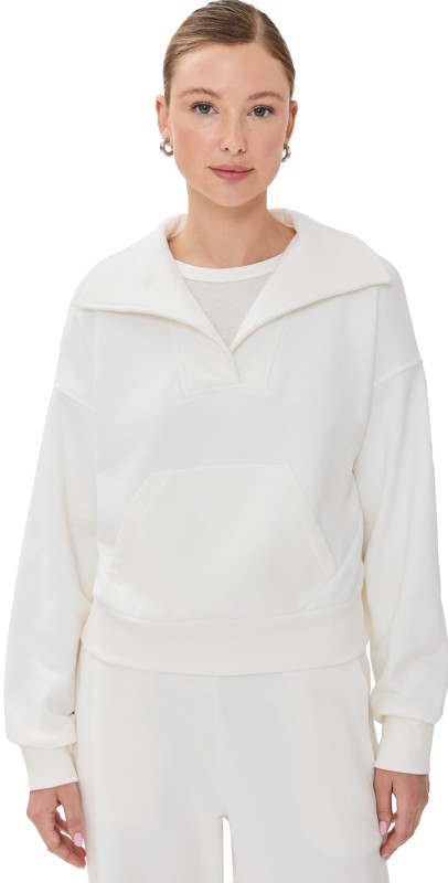 Beyond Yoga Street Smart Pullover Fresh Snow