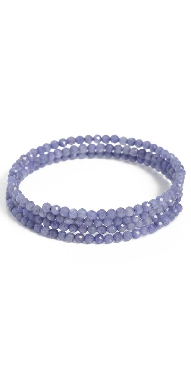 JIA JIA 14k Tanzanite Triple Stack Bracelet Blu