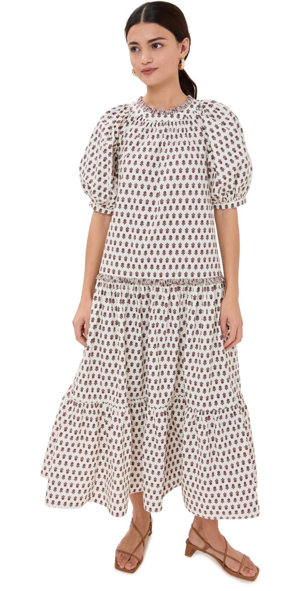 RHODE Aderyn Dress Cream Pali Hill