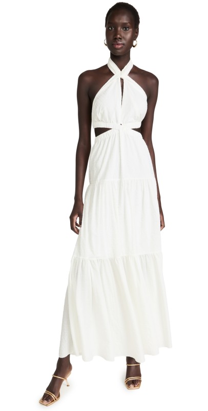Significant Other Clementine Dress Cream Check