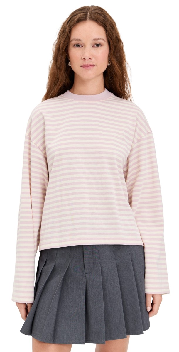 Lioness Bloom Long Sleeve Blush Stripe