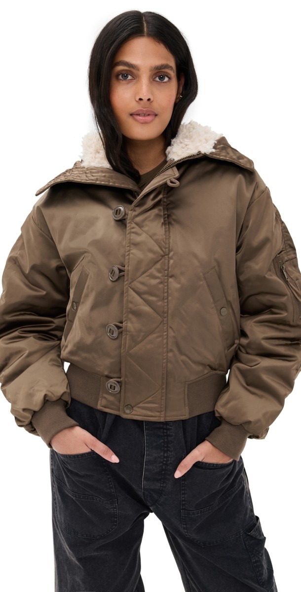 Isabel Marant Étoile Elisa Jacket Khaki