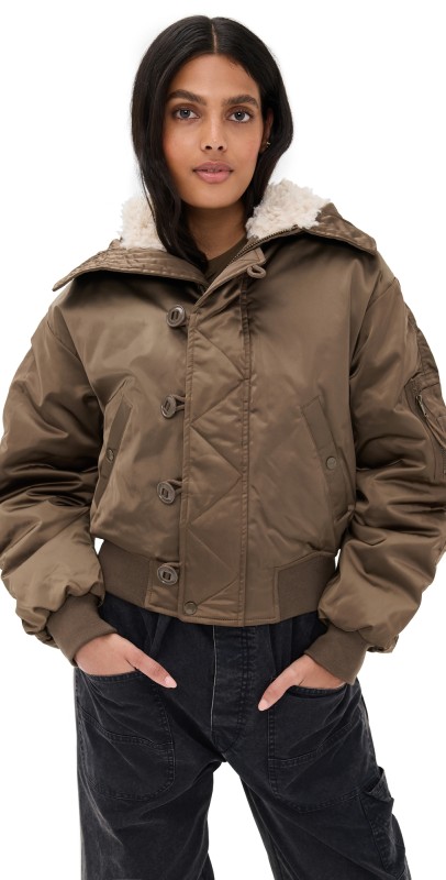 Isabel Marant Étoile Elisa Jacket Khaki