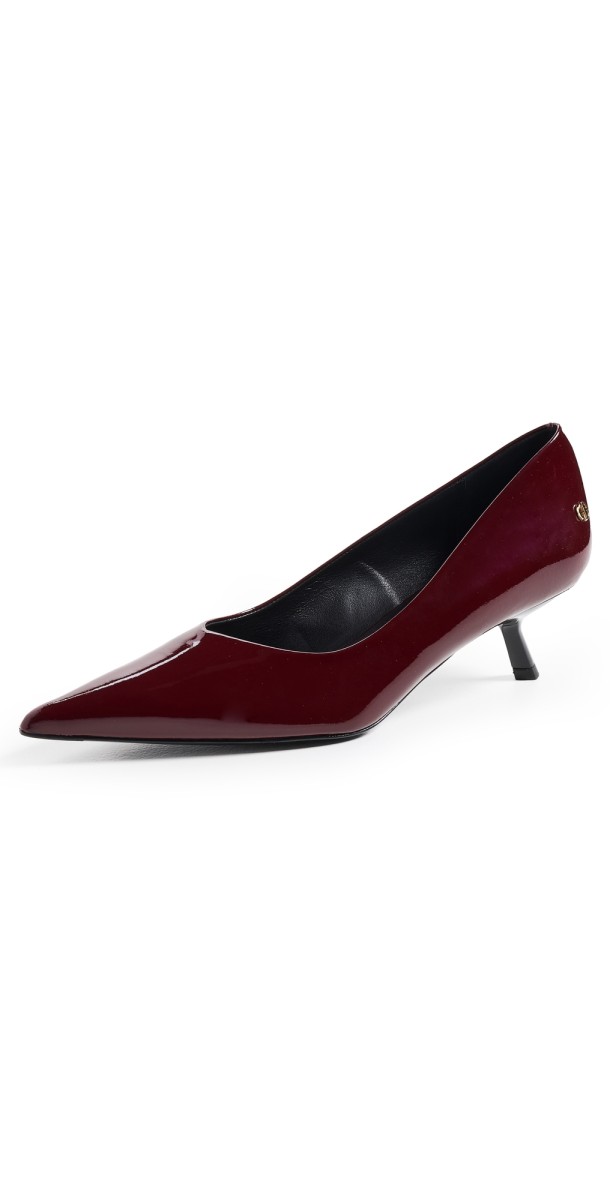 ANINE BING Hilda Pumps Dark Red Patent