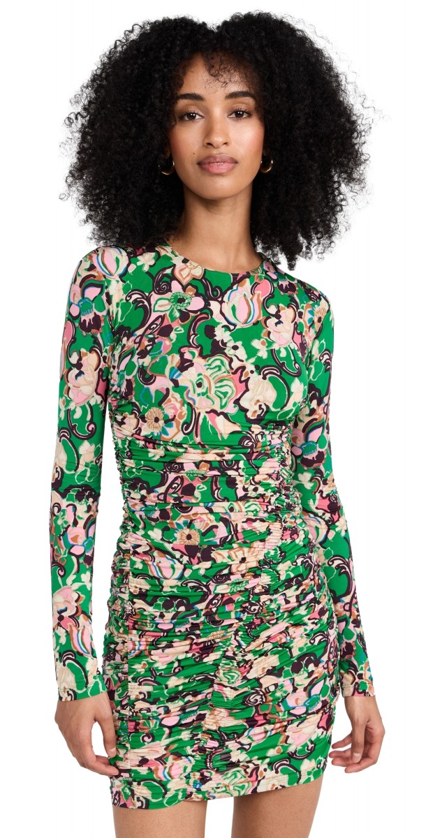 A. L.C. Kiki Dress Emerald Multi