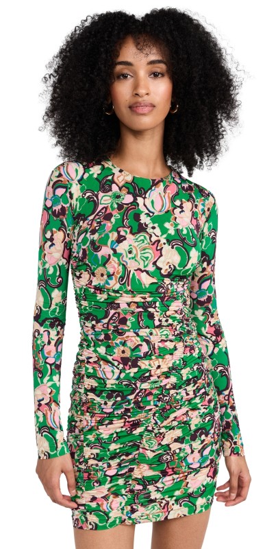 A. L.C. Kiki Dress Emerald Multi