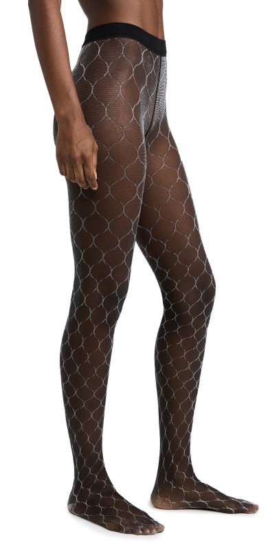 Falke Fascination Tights Black/Silver