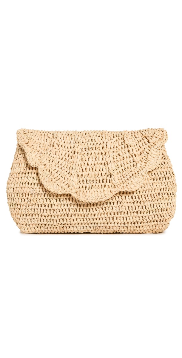 Mar Y Sol Marcella Clutch Natural