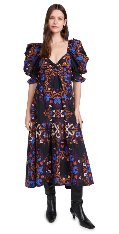 Cleobella Jewel Ankle Dress Venezia Print