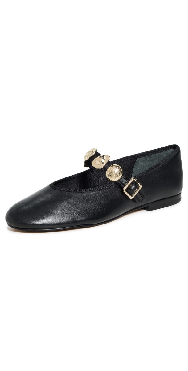 Dolce Vita Relan Flats Black Leather