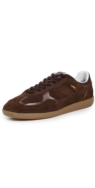 ALOHAS Rife Leather Sneakers Brown