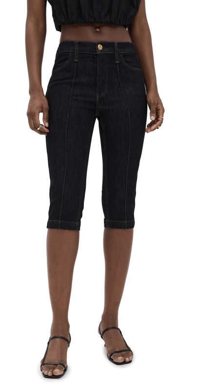 rag & bone Flexi Kit Mid-Rise Capris Rinse