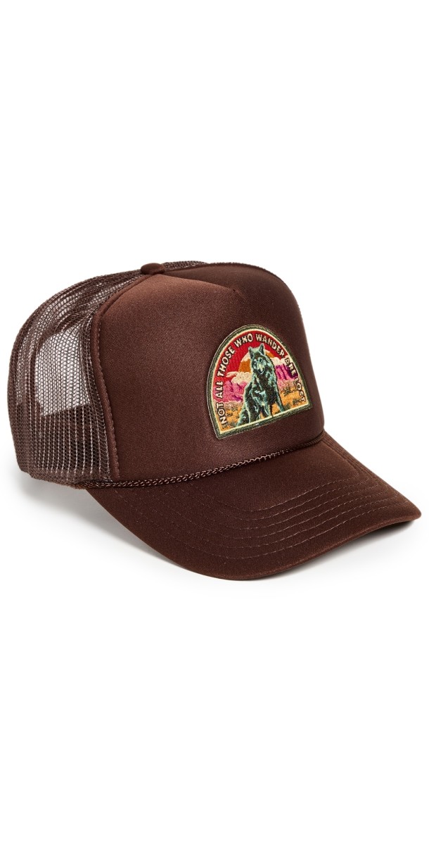 Freya Wander Wolf Trucker Hat Oliv