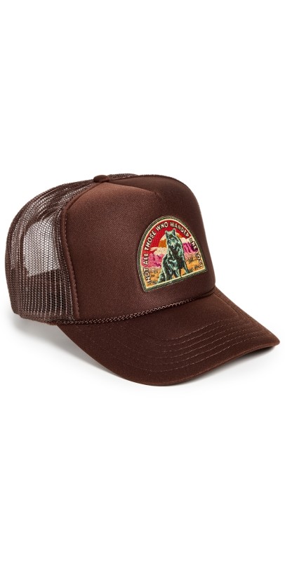 Freya Wander Wolf Trucker Hat Oliv