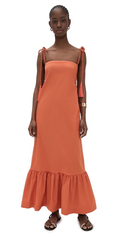 Andres Otalora Terakota Dress Terracotta