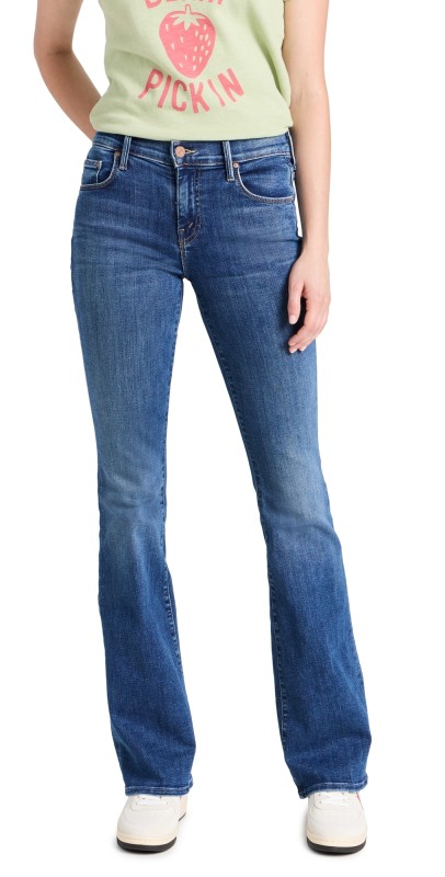 MOTHER The Down Low Weekender Heel Jeans Right On!