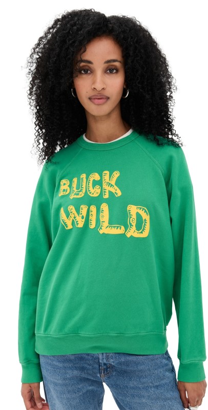 MOTHER The Biggie Concert Sweatshirt Buck Wild