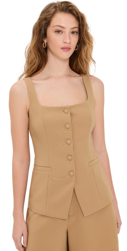 WAYF Tank Vest Khaki