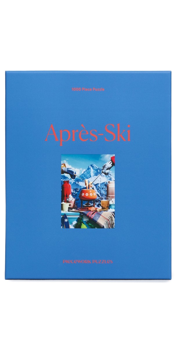 Piecework Puzzles Apres-Ski Puzzle Blue One Siz
