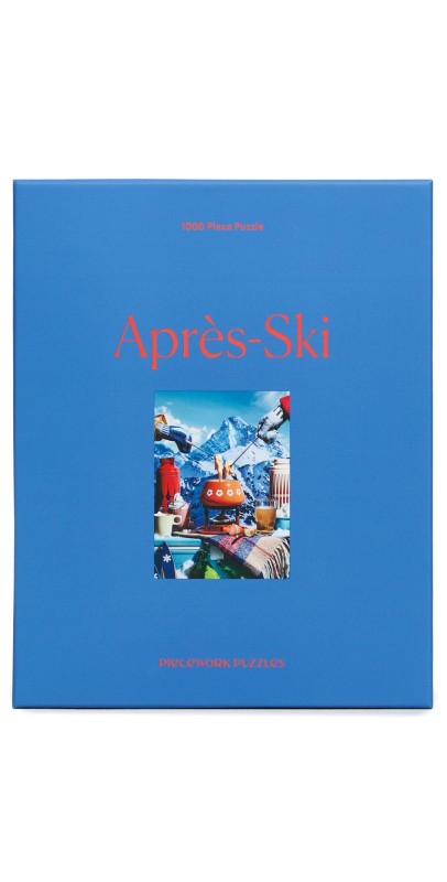 Piecework Puzzles Apres-Ski Puzzle Blue One Siz