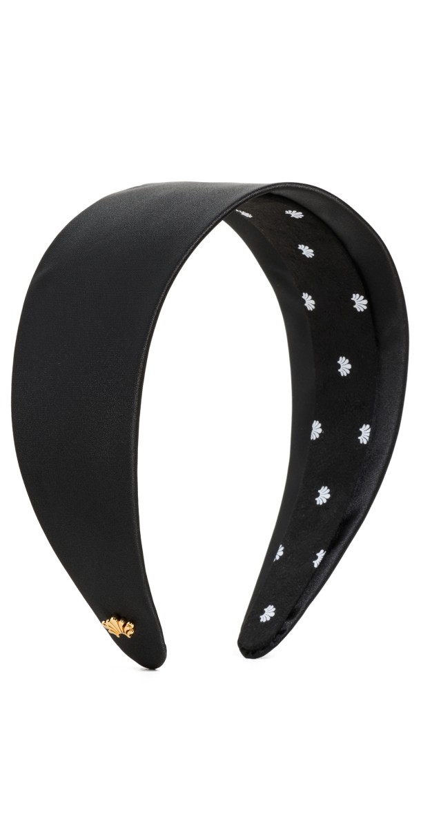 Lele Sadoughi Brigitte Headband Jet 001