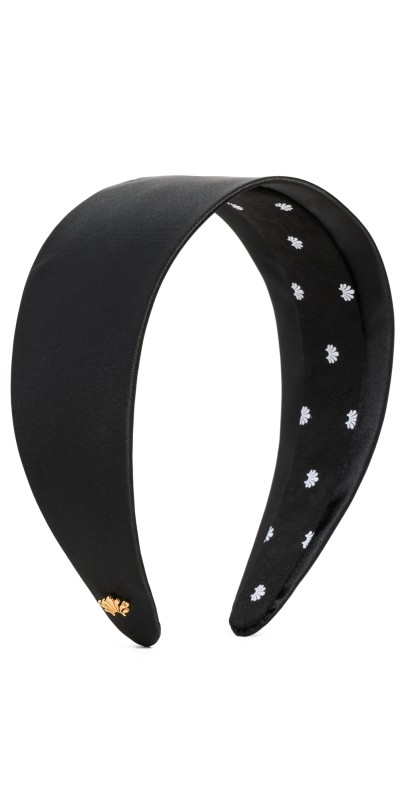 Lele Sadoughi Brigitte Headband Jet 001