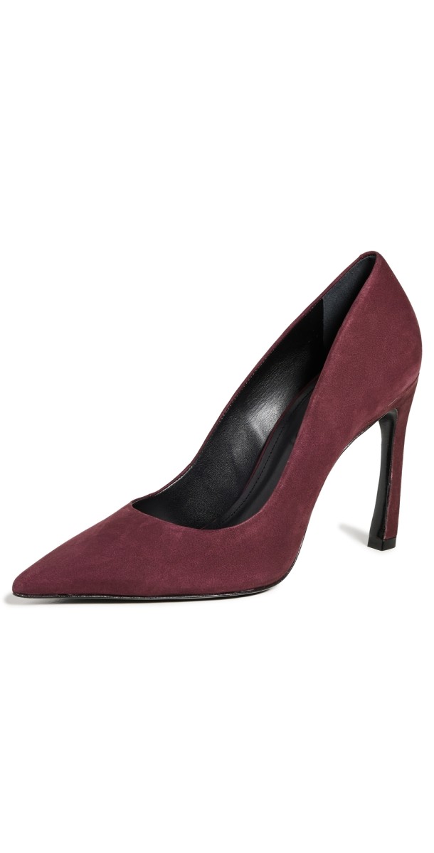 Schutz Lou Curve Pumps Cherry Wine