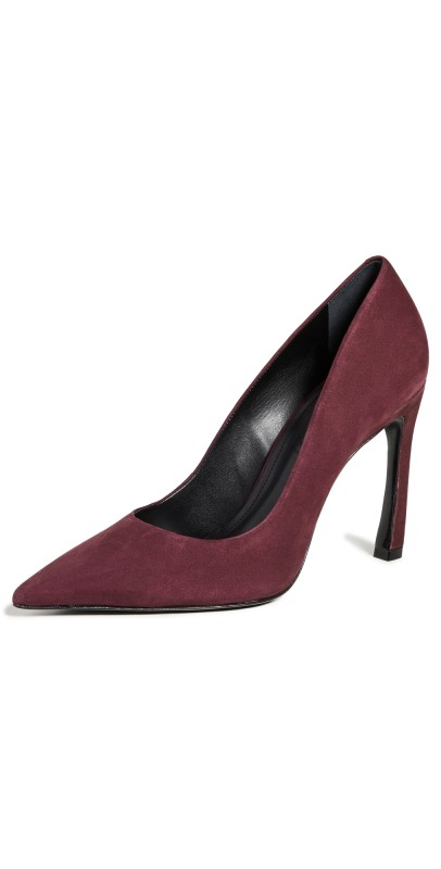 Schutz Lou Curve Pumps Cherry Wine