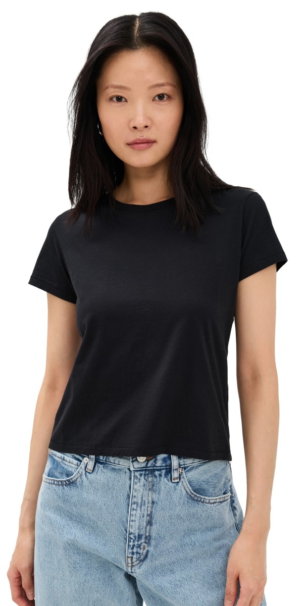FRAME The Baby Tee Black